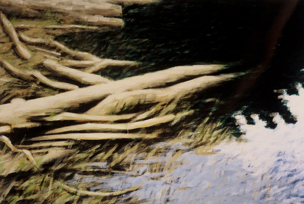 7 Lea Nieuwhof schilderij landschap Algonquin olie doek 100 x 140 cm CBK Rotterdam